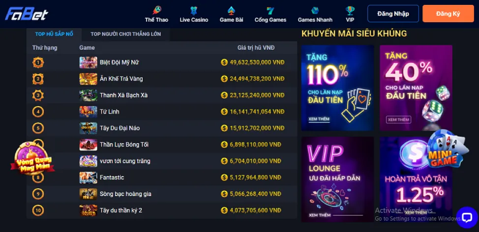 Chương Trình VIP và Ưu Đãi Độc Quyền